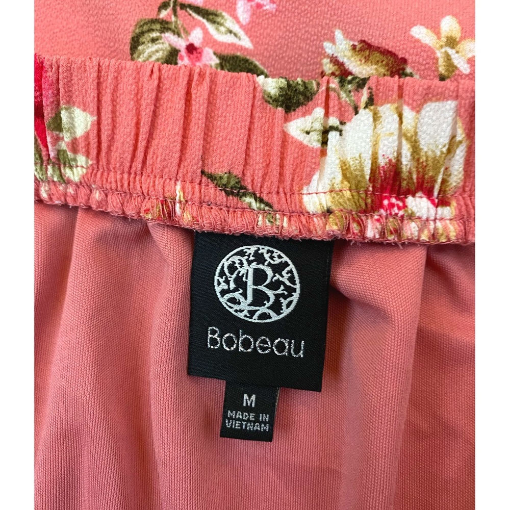 Bobeau - Women’s Floral Faux Wrap Hi Low Skirt (M) - Picture 7 of 8
